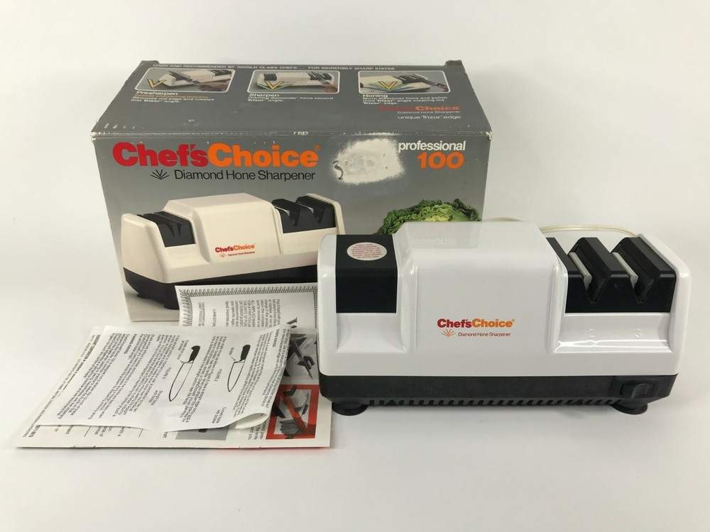Chef's Choice diamond hone sharpener 100 - tested