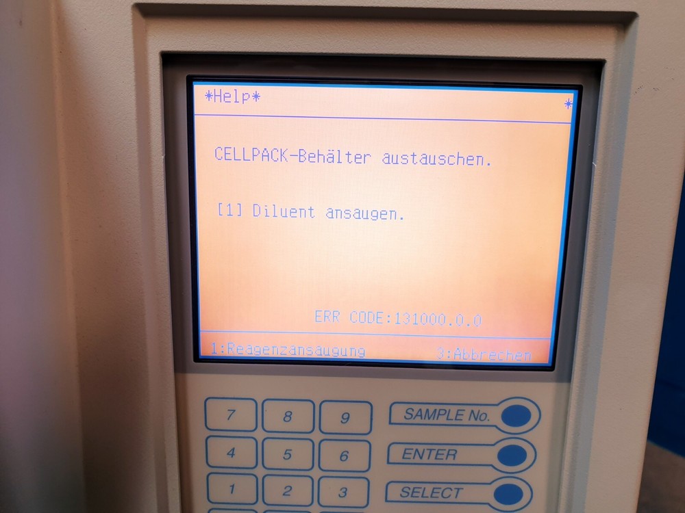 Sysmex KX-21N Automatic Hematology Analyzer LO012025