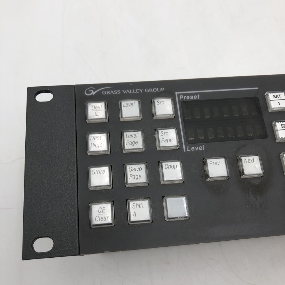 USED Grass Valley Encore/Prelude PMB Control Panel POWER TESTED READ E