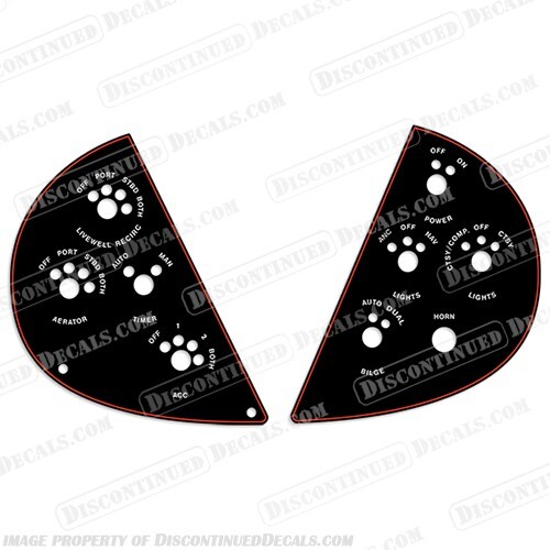 Fits Stratos Dashboard Decals - 295 Pro Elite DC - Style 2