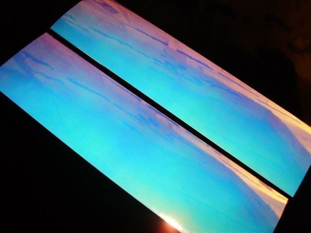 NEW!!! GLOW UV Fishing Lure Tape 3" x 12" 2 PK Free Lure Tapes!