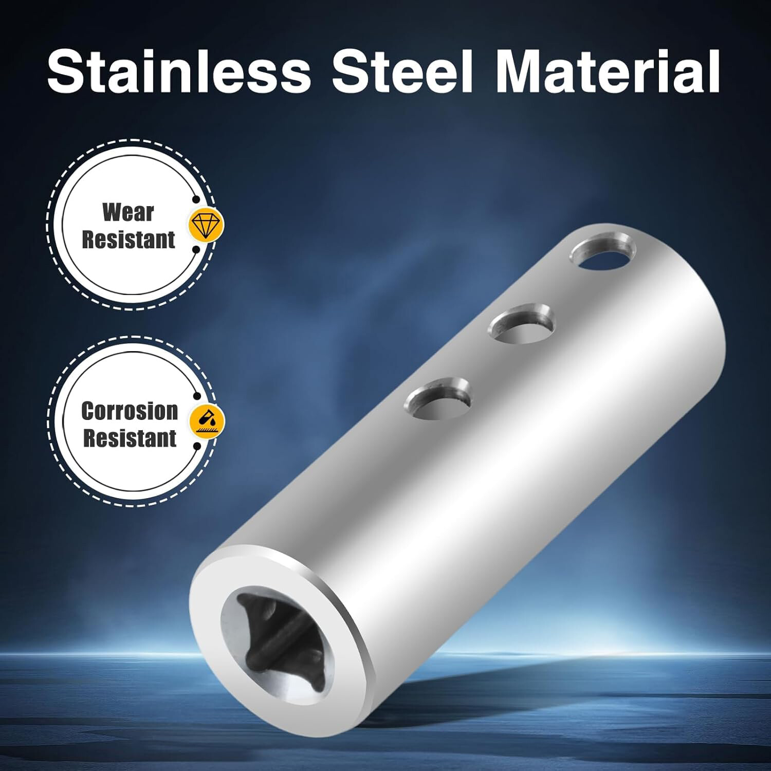 Trailer Jack Electric Drill Adapter with 1/2 Inch Socket Adapter Bit Set NEW