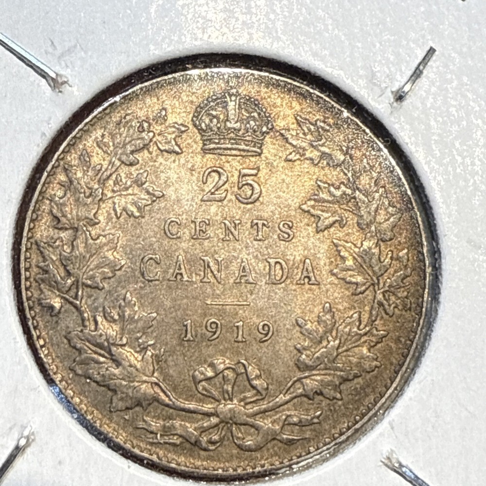1919 Canada 25 Cents