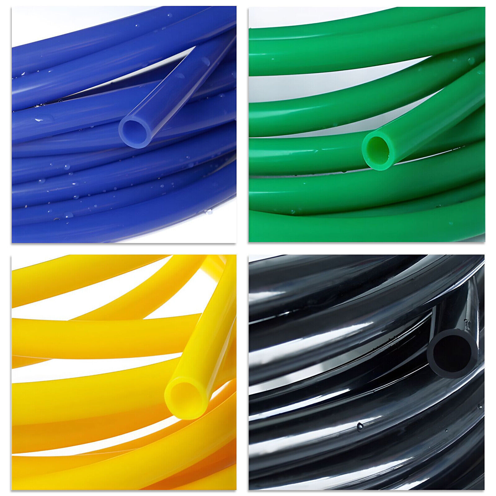 High Temp Food Grade Silicone Tube Flexible Rubber Pipe Various Colors & Sizes