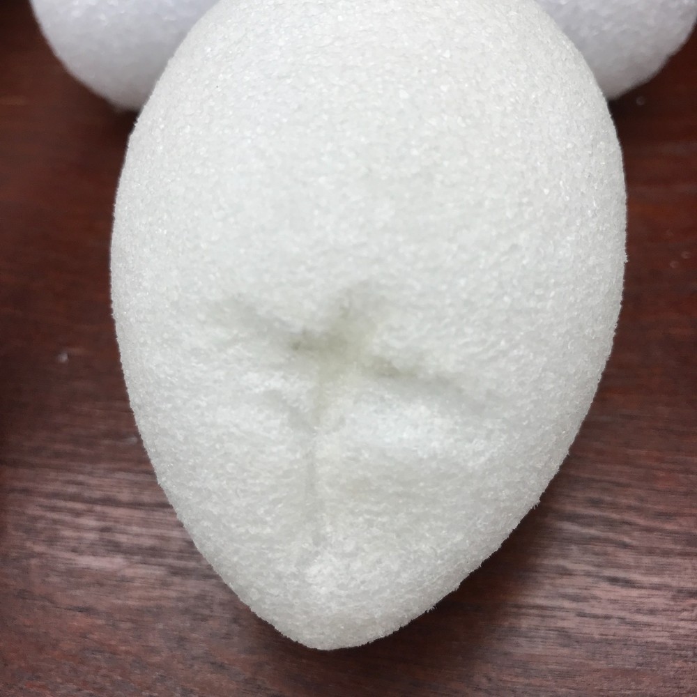 Styrofoam Craft Easter Eggs Various Sizes 10-pack