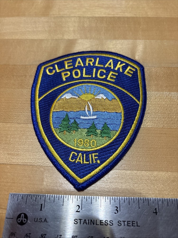 Clearlake California Police Patch