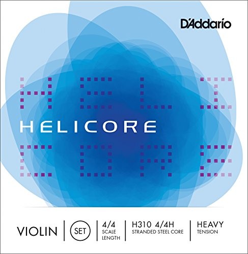 D'Addario Helicore Violin String Set, 4/4 Scale, Heavy Tension