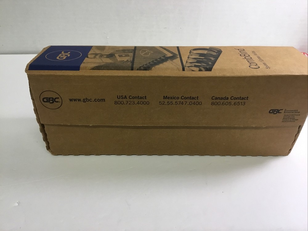 New GBC CombBind 3/8" 10mm Blue Spines - 100 Pack