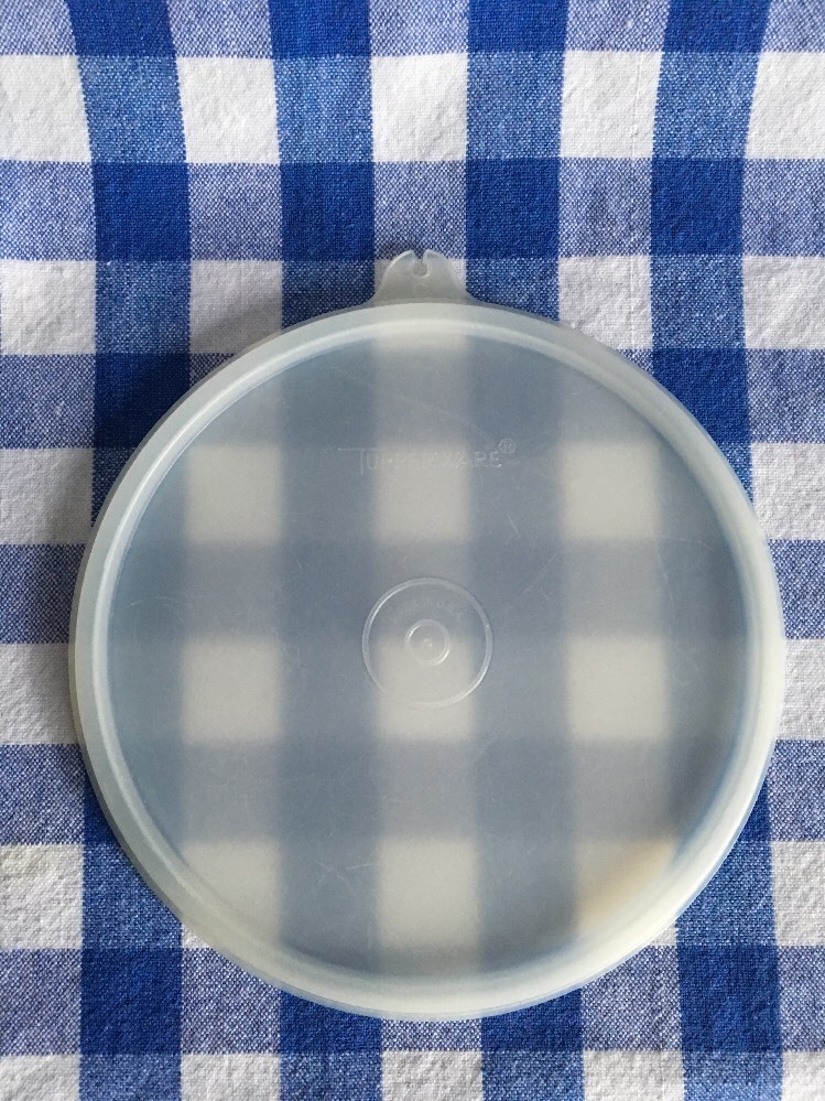 Tupperware Replacement Lid # 227-74 Sheer White Round