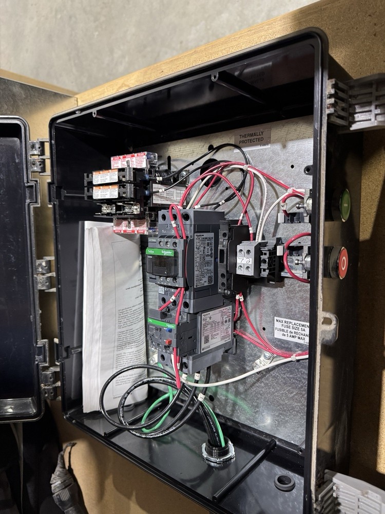 brock grain system fan control 480 volt