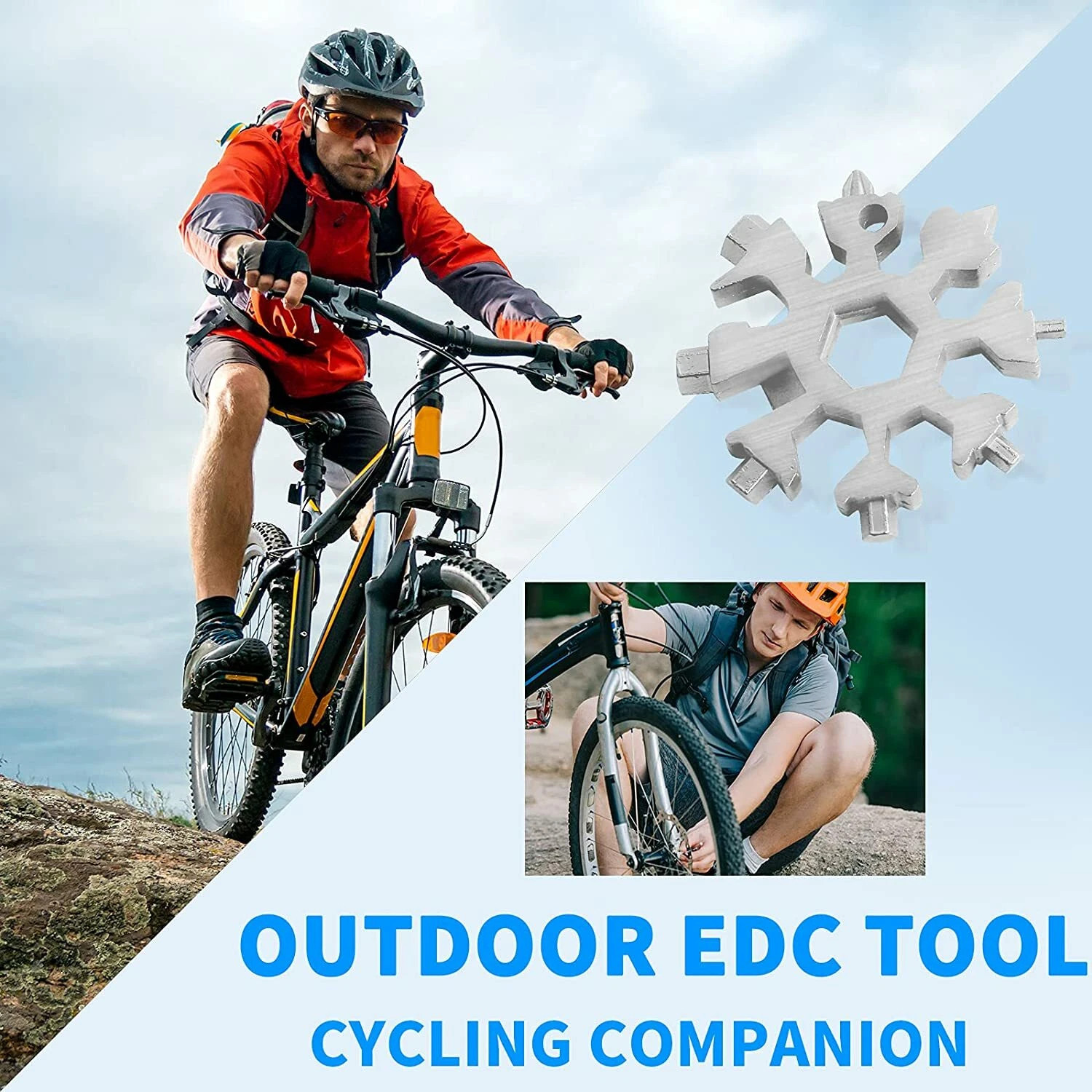 Universal Snowflake Wrench Magical Sale！Grip 18 in 1 Multi Tool Screwdriver