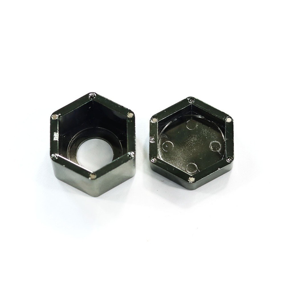 Plastic Magnetic Chalk Holder for Hexagonal Billiards Chalk Snooker Accessory
