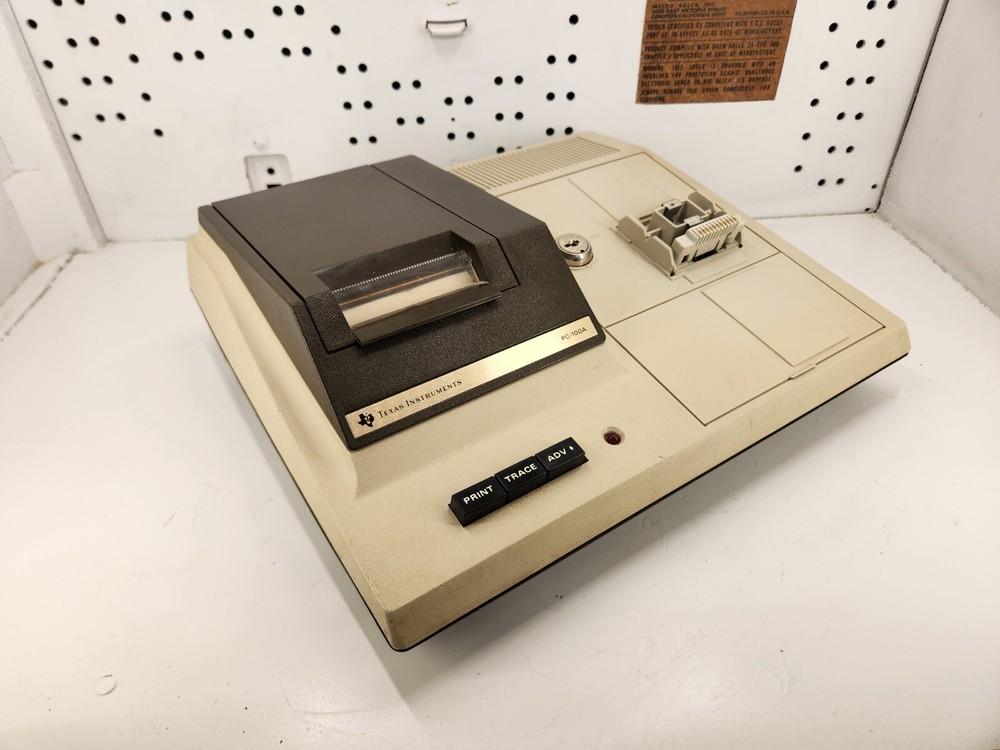 Texas Instruments TI Programmable 59 Calculator PC-100A No Power Cord UNTESTED