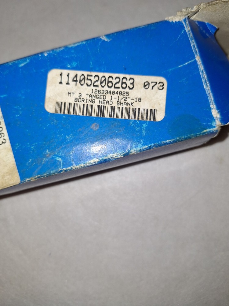 Boring Head Shank MT3 11/2-18