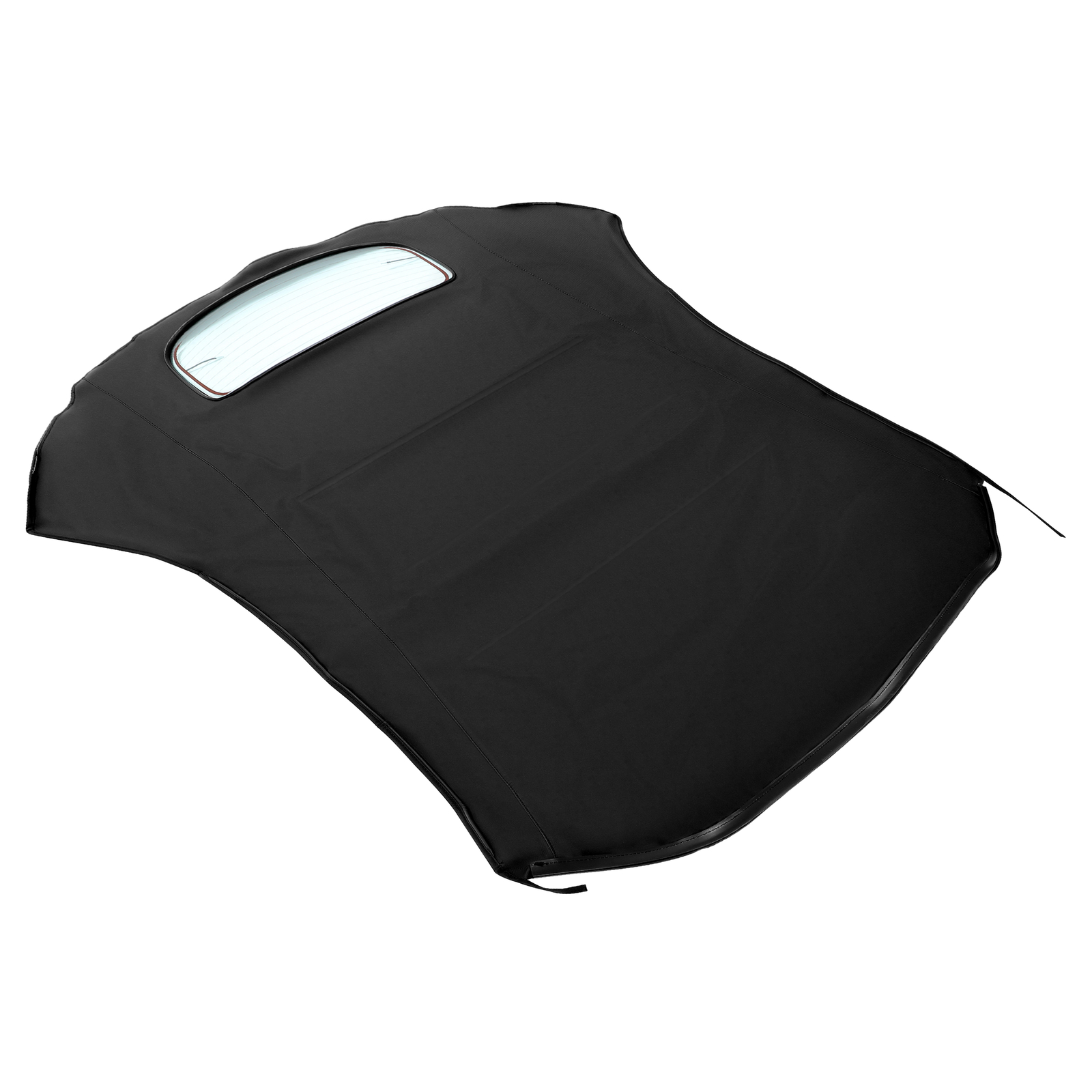 Black Convertible Soft Top Clear Heated Glass Window For Volkswagen Beetle 03-10