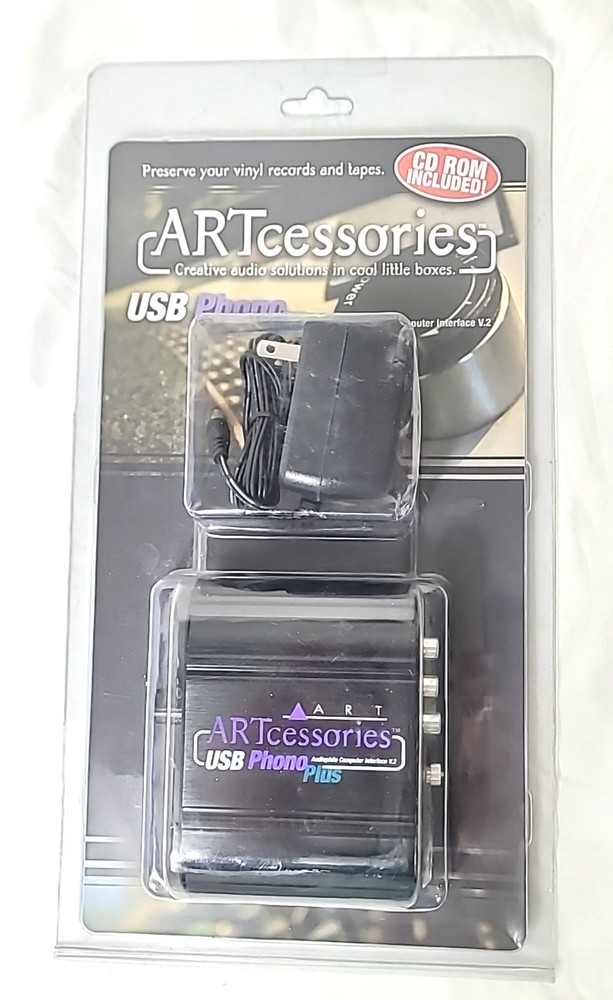 ART USB Phono Plus Phono Preamp & Audio Interface