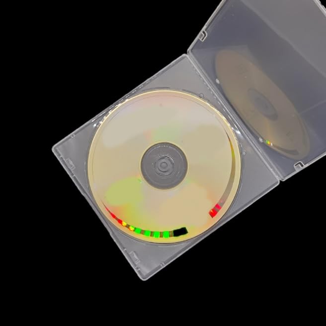 10 Pack 5.2mm CD Case Slim Single Super Clear PP Poly Plastic CD DVD Case Dis...