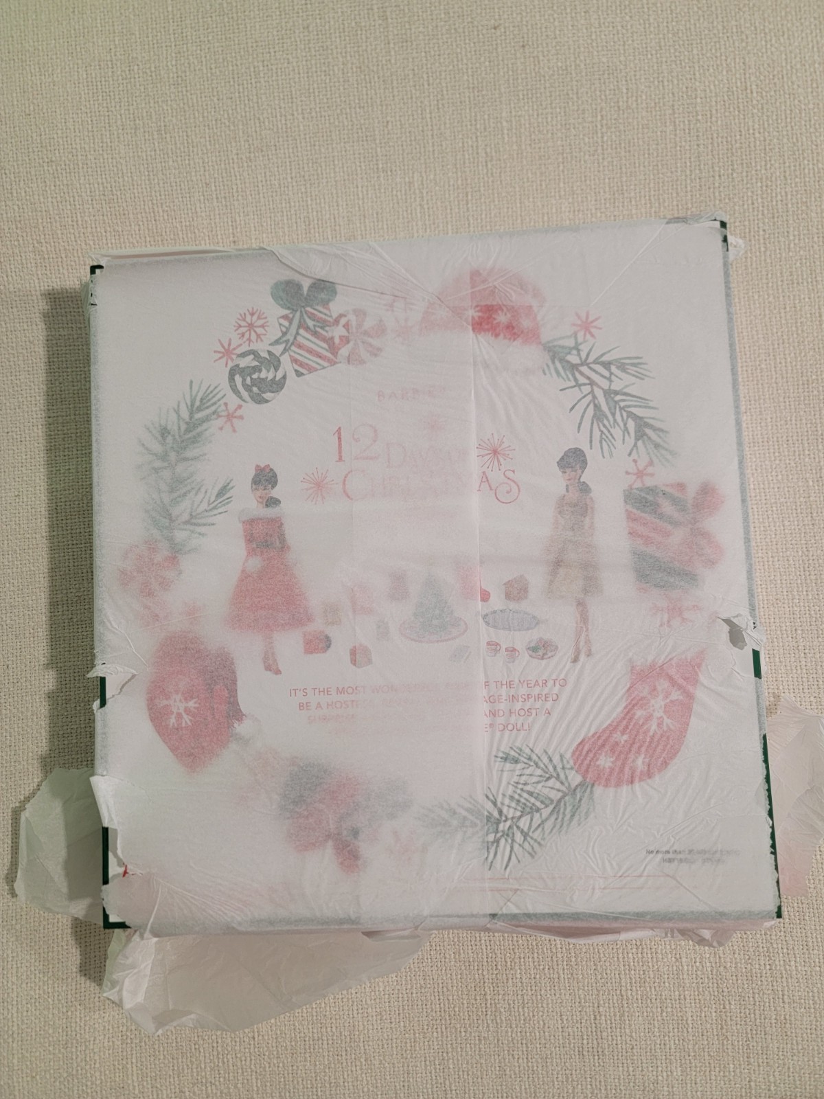 12 DAYS OF CHRISTMAS BARBIE DOLL & ACCESSORIES ADVENT 2022 GOLD MATTEL NIB