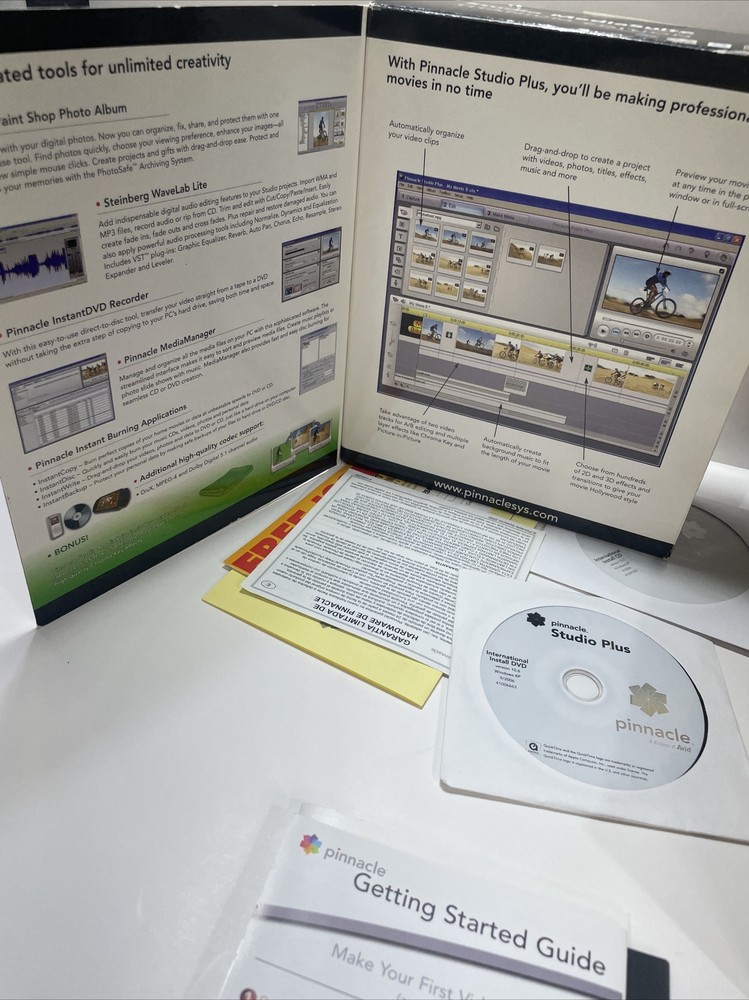 Pinnacle Studio Plus Titanium Edition - Home Video Editing Version 10.5