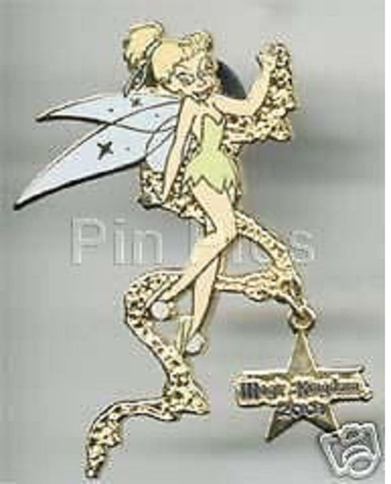Tinkerbell Magic Kingdom Dangle Disney Pin