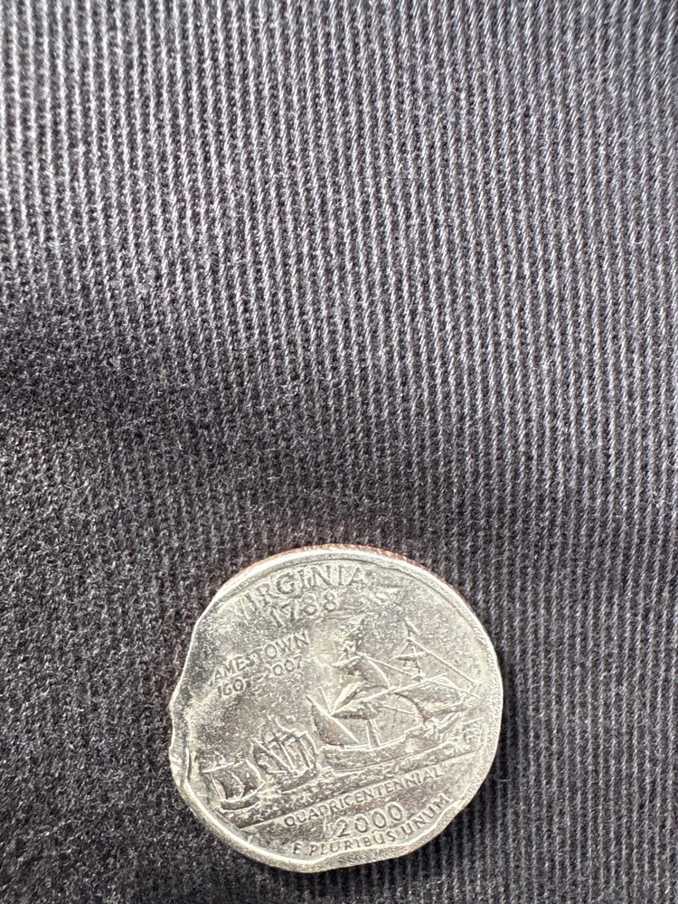 Old 2000P Quarter dollar Virginia 1788