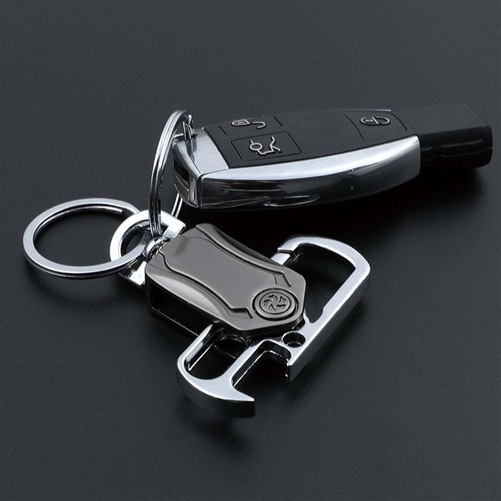 Multi-Function Keychain for Men Bottle Opener Phone Stand