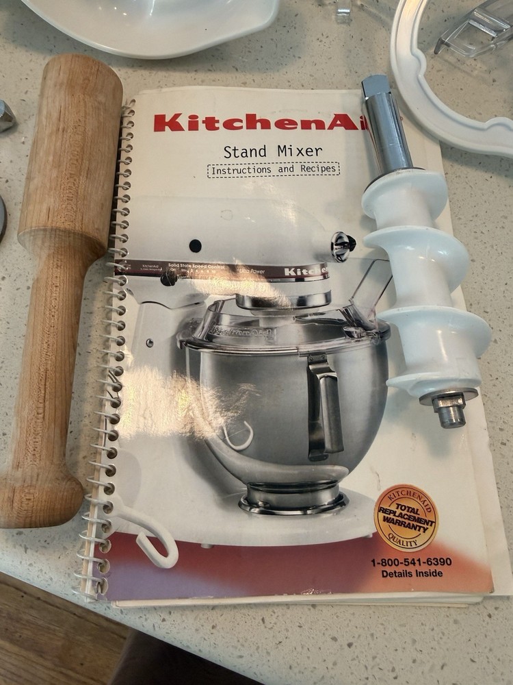Kitchen Aide Stand Mixer Food Grinder Attachments