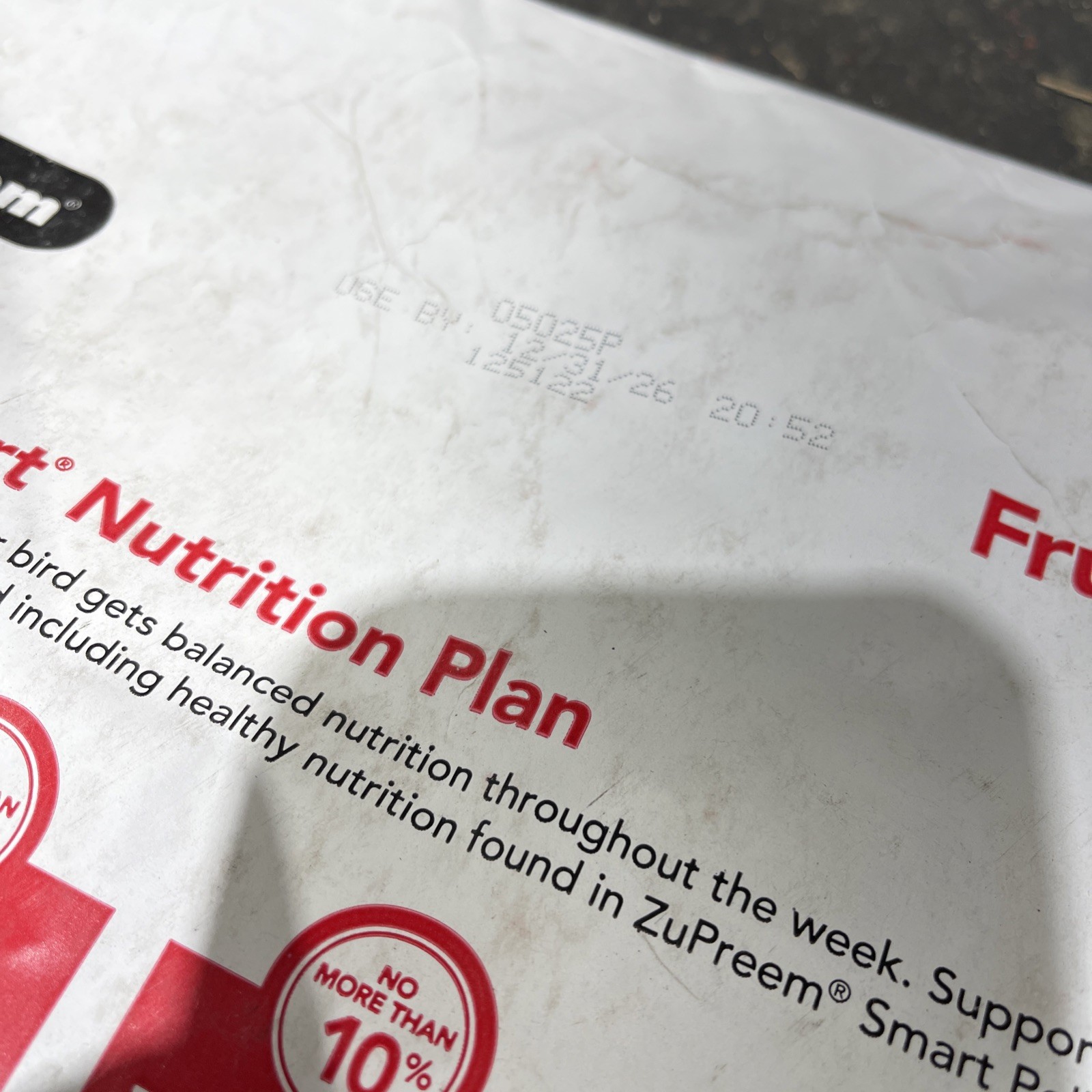 Zupreem FruitBlend 17.5 Pound FRESH Pellets Food Parrot Fruit Blend Medium Large