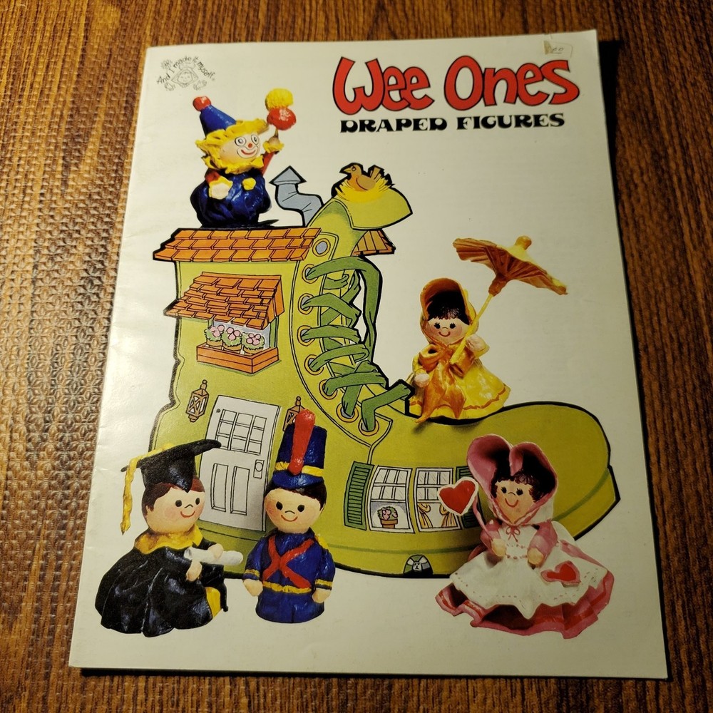 And I Made It Myself Wee Ones Draped Figures Pattern Leaflet
