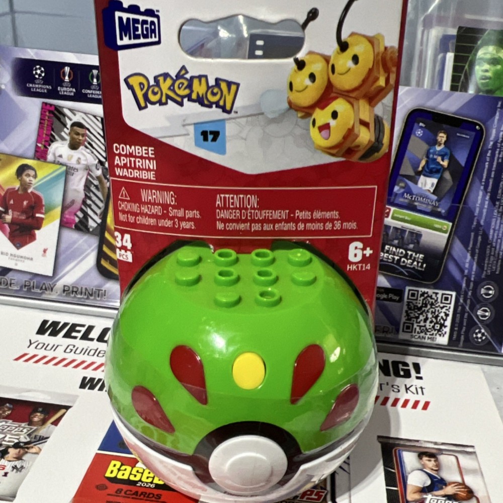 MEGA Pokémon Combee Interlocking Blocks Set 34 Pieces HKT14