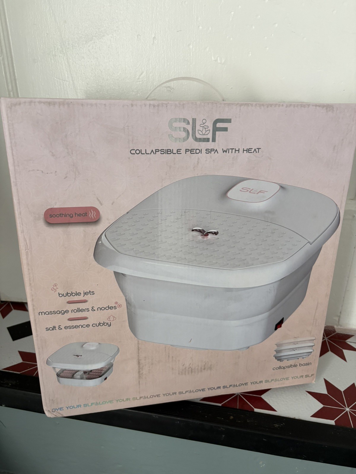 Pedi Spa bath bucket with Heat and massage collapsible- SLF manufacturer