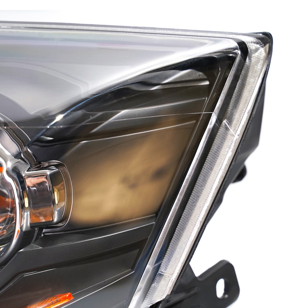 For 2008-2014 Cadillac CTS Halogen Upgrade Headlights Black Conversion Pair