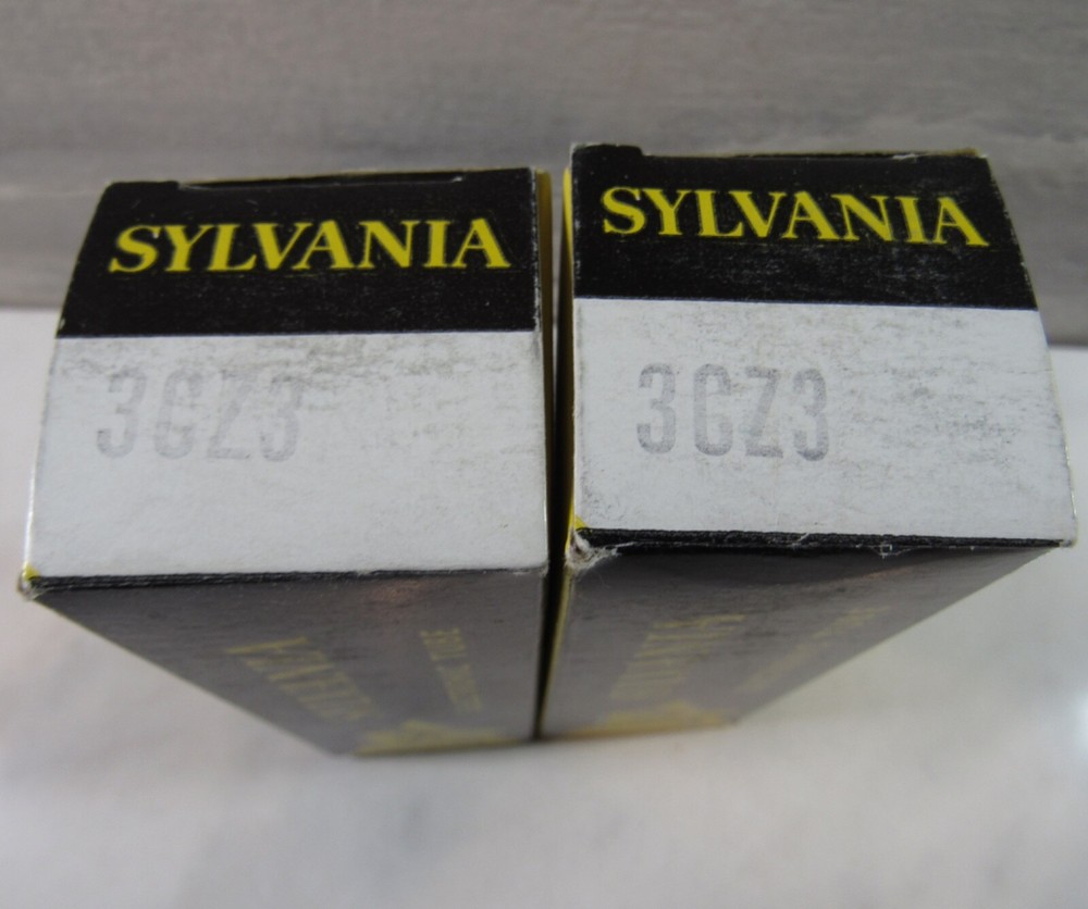 2 NOS NIB Sylvania 3CZ3 Vacuum Tubes tested