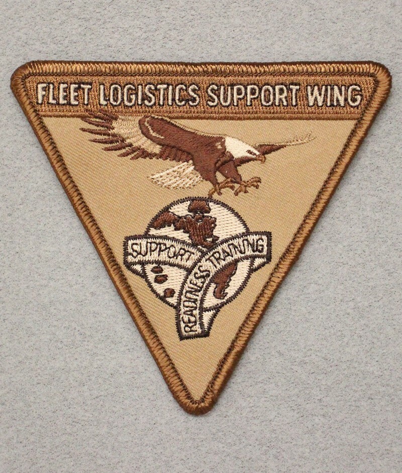 USN Navy patch 720: Fleet Logistics Support Wing (tan)