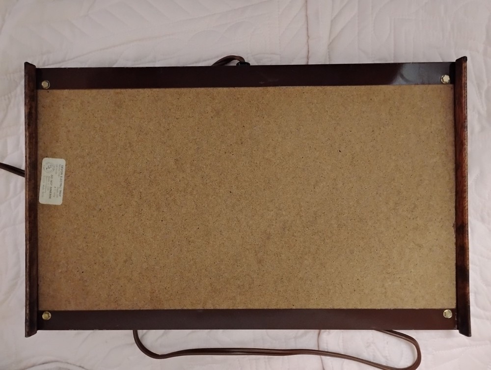 2 VINTAGE ELECTRIC WARMING TRAYS