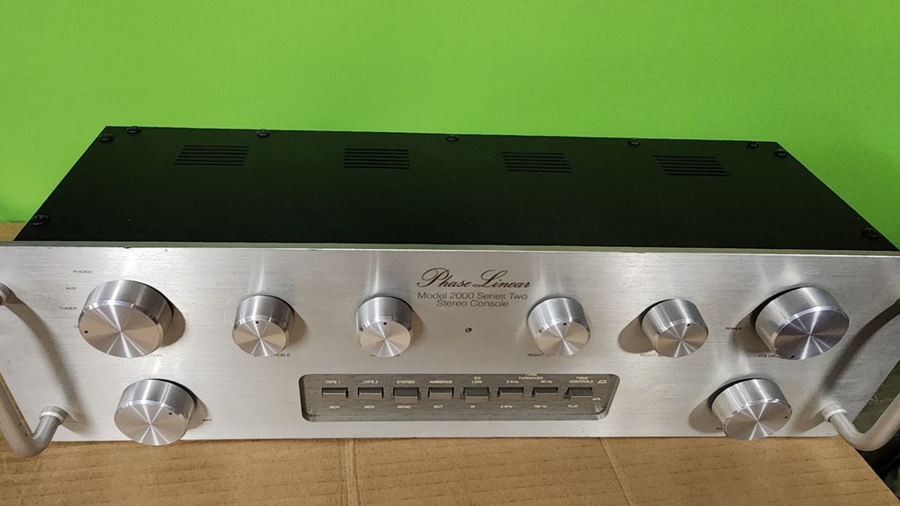 Vintage Phase Linear Model 2000 Series Two Console Preamp Preamplifier Works
