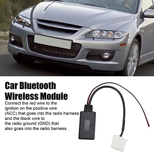 Bluetooth AUX in Adapter, Car Bluetooth Module 16 Pin ABS AUX in Cable ABS