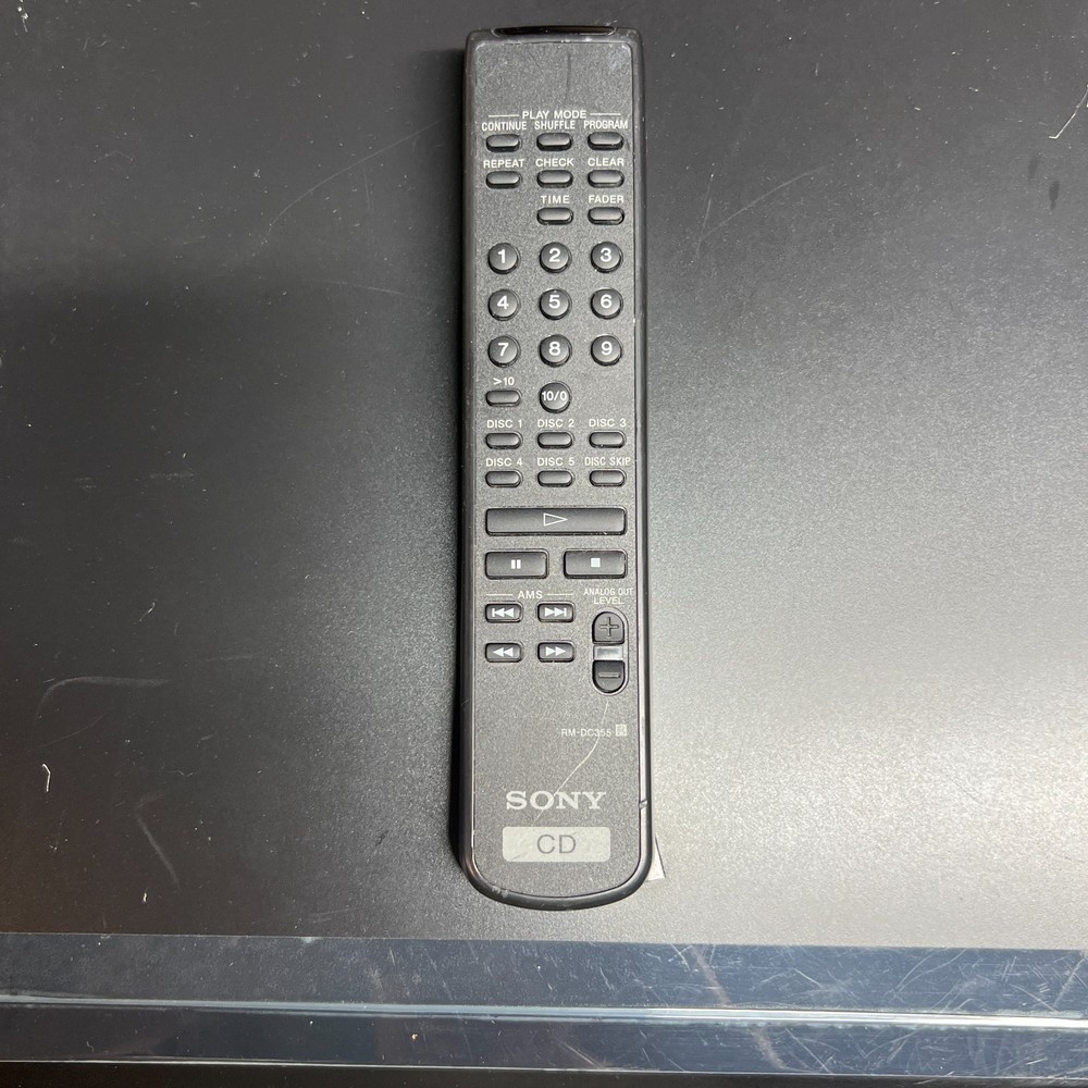 Sony CDP-CE375 5 Disc CD Carousel Changer Player with Remote - Tested