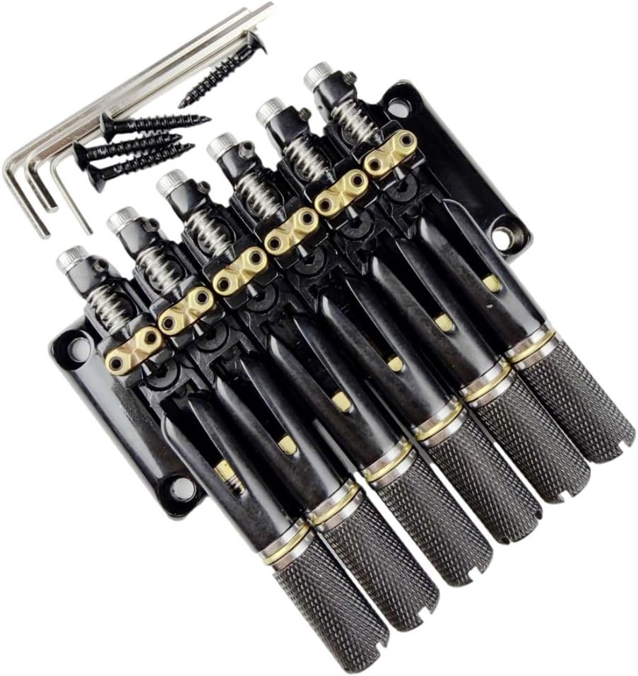Headless Guitar Brass Saddles Bridge Tremolo System