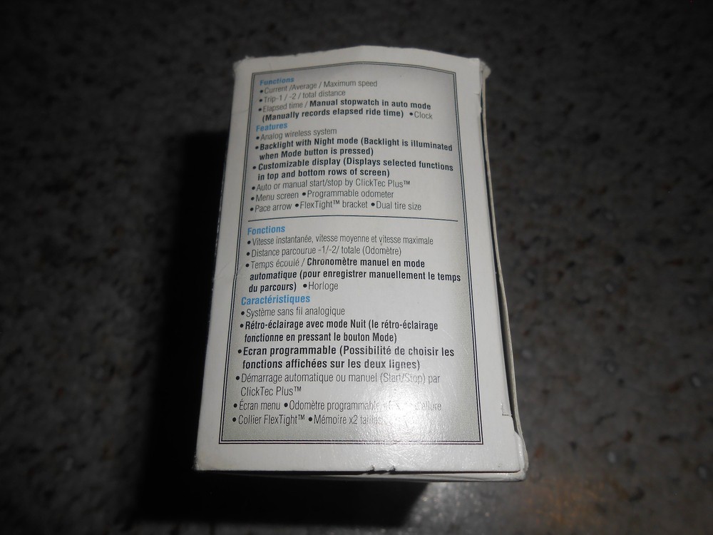 CAT EYE CC-MC200W Cycle Computer MICRO WIRELESS Black NEW