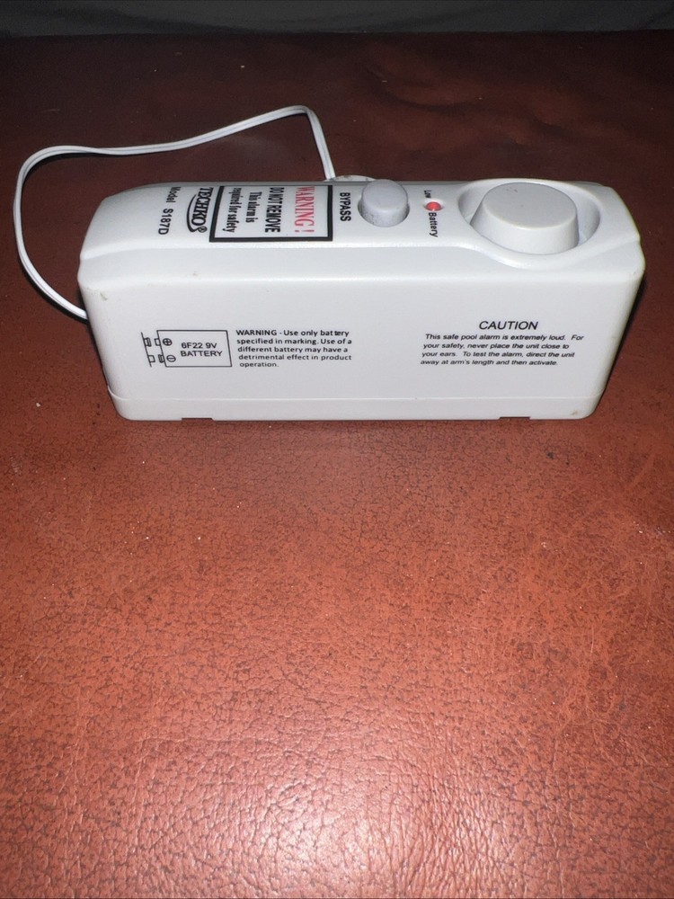 TECHKO Safe Pool Entry Detector Safety & Security Alarm S187D