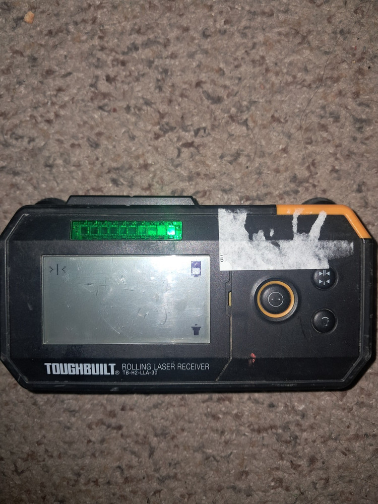 Tough built Rolling Laser Receiver Only tested
