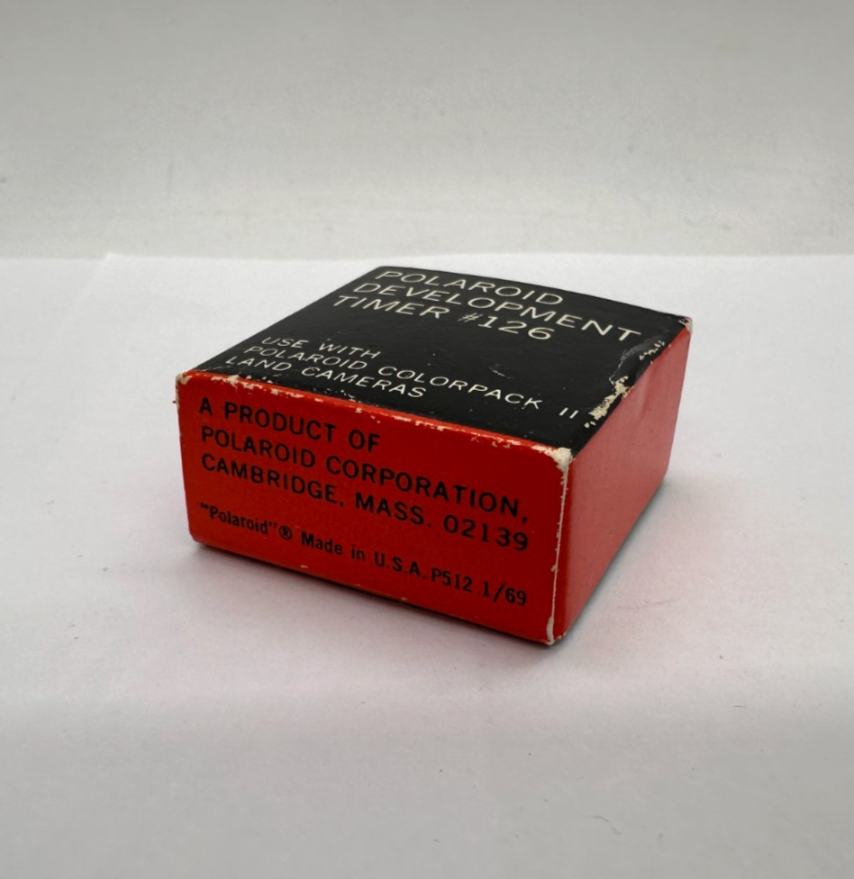 VTG Polaroid Model 126 Development Timer with Original Box & Instructions - NOS