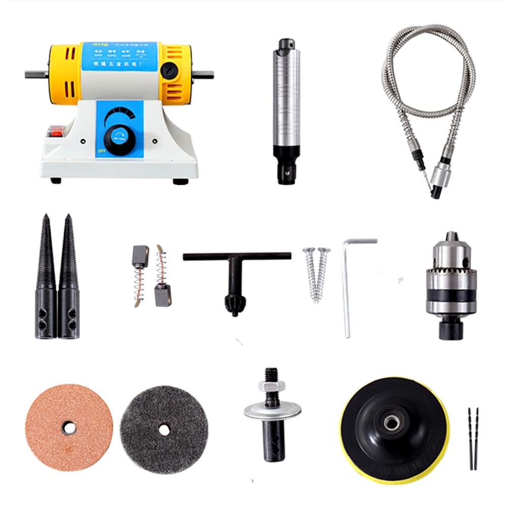 Jewelry Polishing Buffer Machine Bench Lathe Jade Grinder Milling Machine US