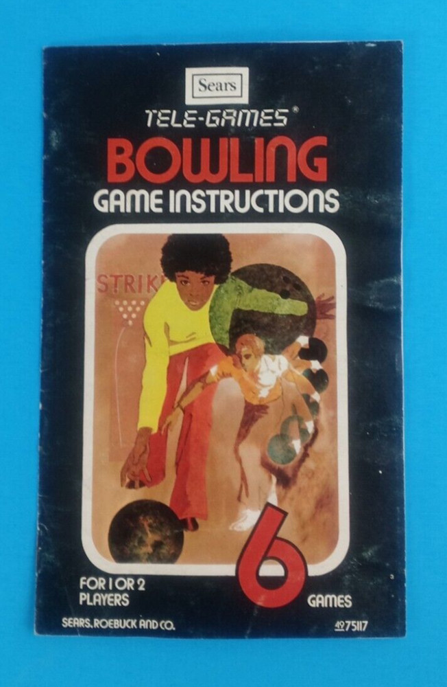 Atari 2600 Bowling Instructions Manual