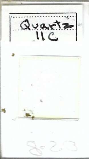 Quartz IIC Petrographic Microscope Slide (OS-8)