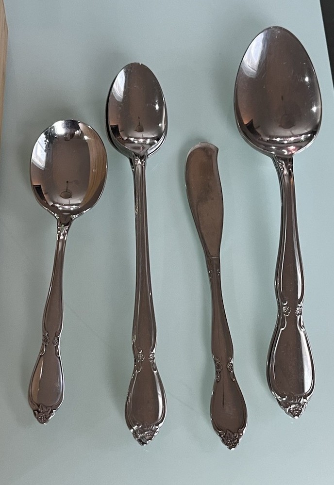 Oneida Community Chatelaine 49 piece Stainless Flatware Set *READ*
