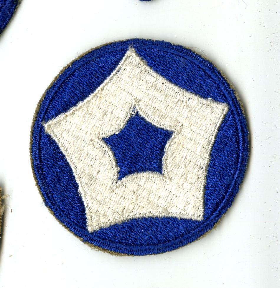 5th Service Command White Back Patch WWII Vintage