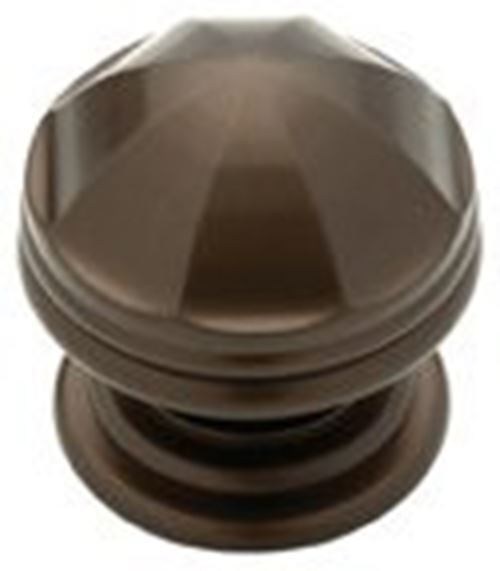 1-1/4" Domed Knob Rubbed Bronze