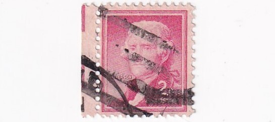 STAMP US SCOTT 1033 "Jefferson" 1954 2 CENT USED - D